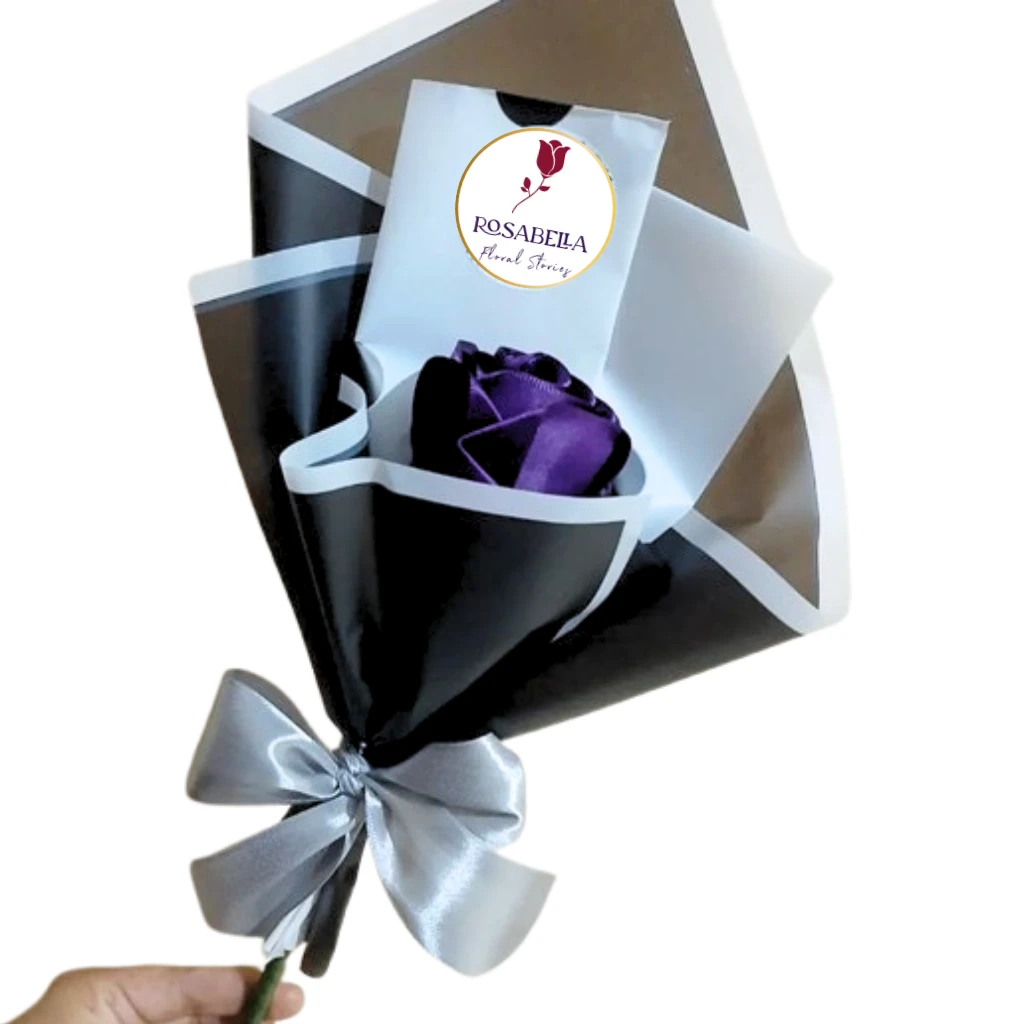purple flower bouquet